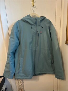 Men's Performance Hooded Jacket - Light Teal